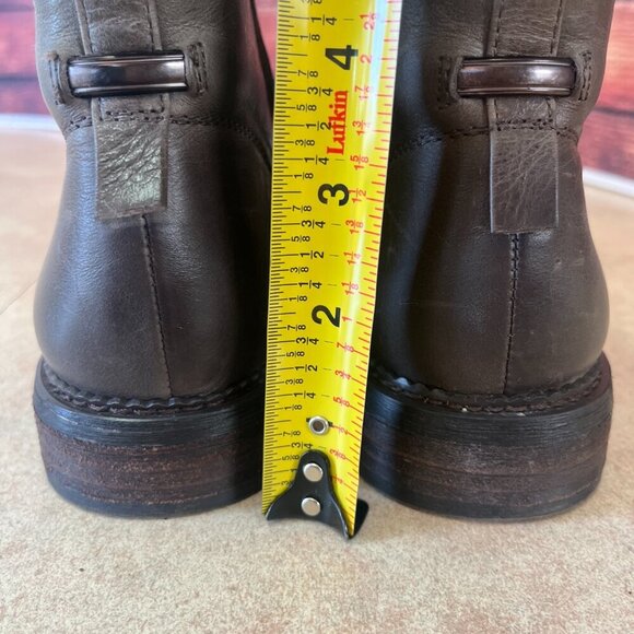 Franco Sarto Hyla Leather Grey Ankle Booties - Picture 7 of 14